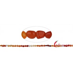 Strang Nuggets Opal Feueropal 4 - 6 mm 45 cm lang