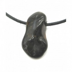 Trommelstein gebohrt Achat Feuerachat 2-2,5 cm