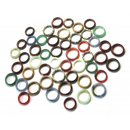 Steinring Mischung VE 50 Stück