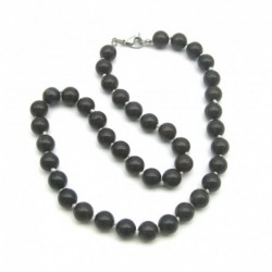 Kugel-Kette Jaspis dunkel 8 mm 45 cm lang