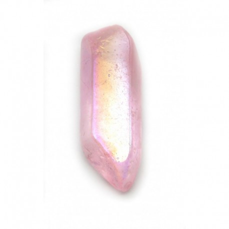 Bergkristall Spitze 3 - 5 cm behandelt hell-rosa 1 Stück