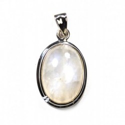 Anhänger Amethyst Schlaufe-Tropfen, ca. 40 x 20 mm, 925er Silber