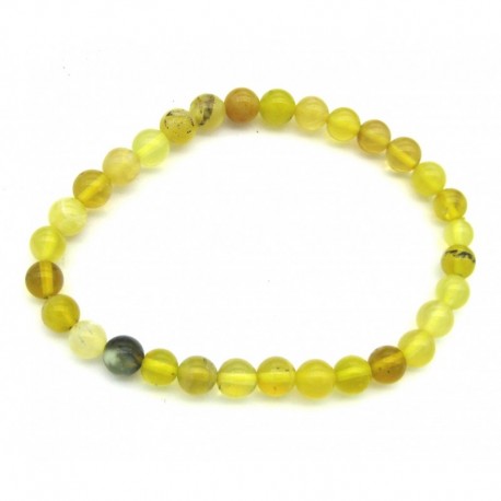 Kugel-Armband Opal gelb 8 mm