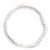 Kugel-Armband Bergkristall facettiert 4 mm