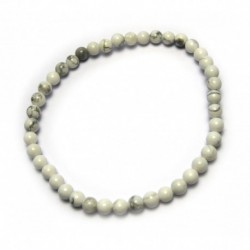 Kugel-Armband Magnesit 4 mm Kindergröße