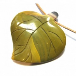 Blatt gebohrt Mookait 42x48 cm