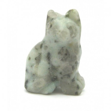 Tier-Gravur Katze Serpentin Fleck-Serpentin 3 cm