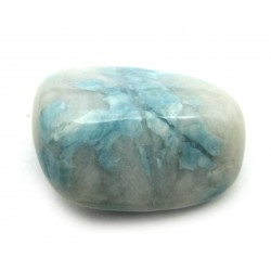 Trommelstein Lazulith in Quarz 1 Stück