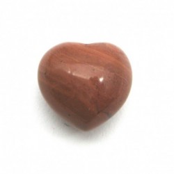 Herz Jaspis rot 15 mm