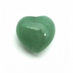 Herz Grünquarz 15 mm