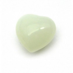 Herz Serpentin grün 15 mm