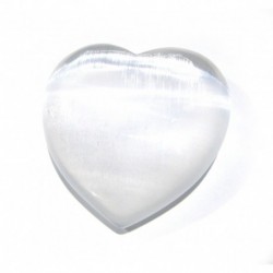 Herz Selenit (Fasergips) 20 mm