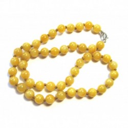 Kugel-Kette Calcit orange 8 mm 45 cm lang