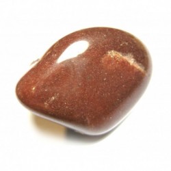 Trommelstein Aventurinquarz rot (Piemontitquarz) 1 Stück