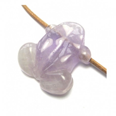 Frosch gebohrt Amethyst 2,5 cm