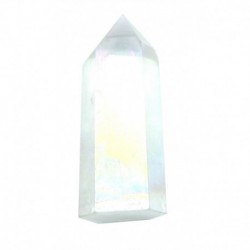 Bergkristall Spitze poliert Angel Aura (behandelt) 4 - 5 cm