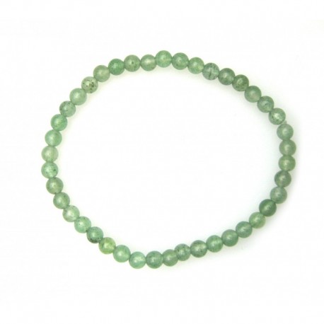 Kugel-Armband Grünquarz 4 mm