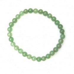 Kugel-Armband Grünquarz (gefärbt) 6 mm