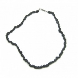 Nugget-Kette Obsidian Regenbogen 5 - 7 mm 45 cm lang