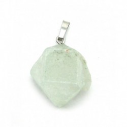Anhänger Apophyllit hellgrün Kristall 2,5 cm 925er Silber-Öse