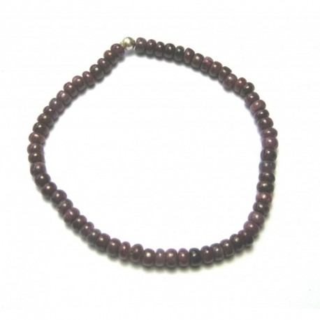 Armband Rubin Button 4 mm