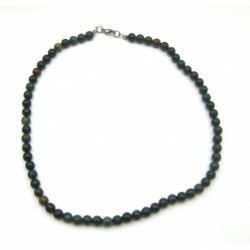 Kugel-Kette Heliotrop 6 mm 45 cm lang