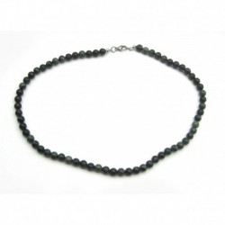 Kugel-Kette Rhyolith Kabambastein 6 mm 45 cm lang