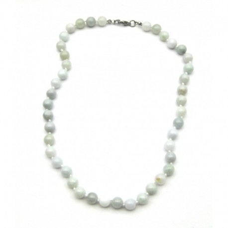 Kugel-Kette Jadeit Jade 8 mm 45 cm lang