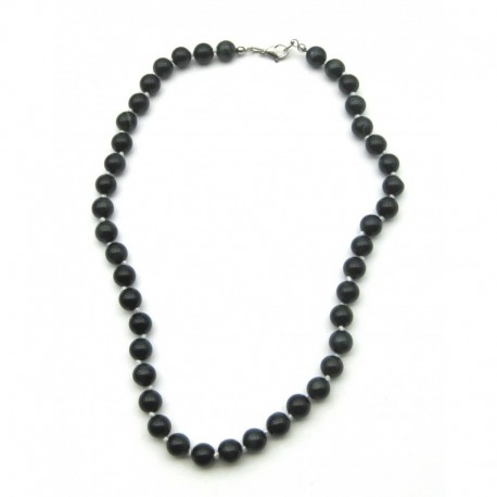 Kugel-Kette Heliotrop 8 mm 45 cm lang