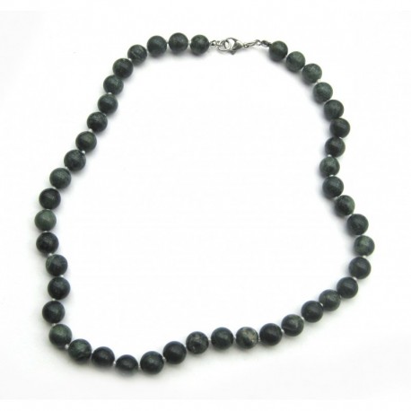 Kugel-Kette Rhyolith Kabambastein 8 mm 45 cm lang