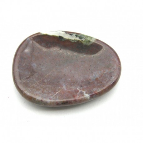 Daumenstein Chalcedon braunrot 3,5x5 cm