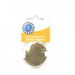 Tschechische feuerpolierte Glasperlen facettiert mit Bohrung Farbe sarder 4 mm 100 Stück