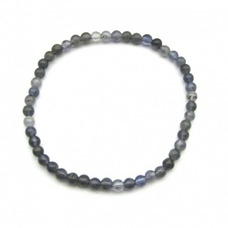 Kugel-Armband Cordierit Iolith 4 mm