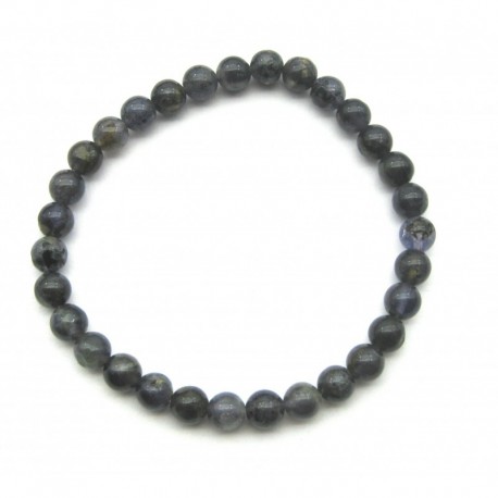 Kugel-Armband Cordierit Iolith 6 mm