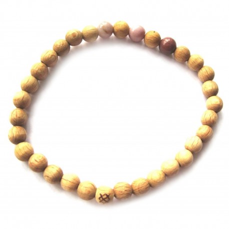 Edelstein Armband Runenarmband Wohlbefinden Rhodonit 6 mm [Schmuck]