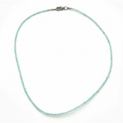 Kugel-Kette Amazonit facettiert 2 mm 45 cm lang