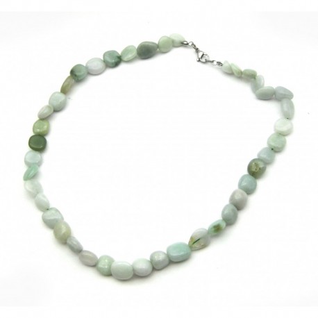 Nugget-Kette Jadeit Jade 10 - 12 mm 45 cm lang