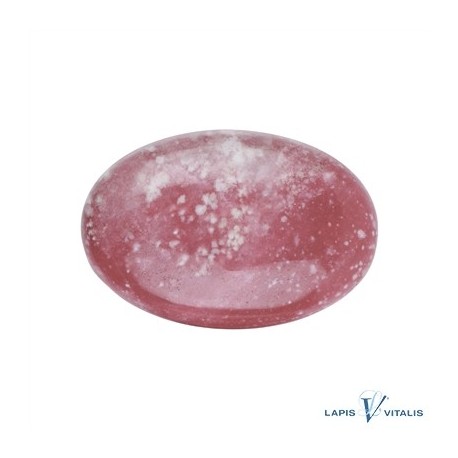 Linsenstein Thulit 3 x 4.5 cm