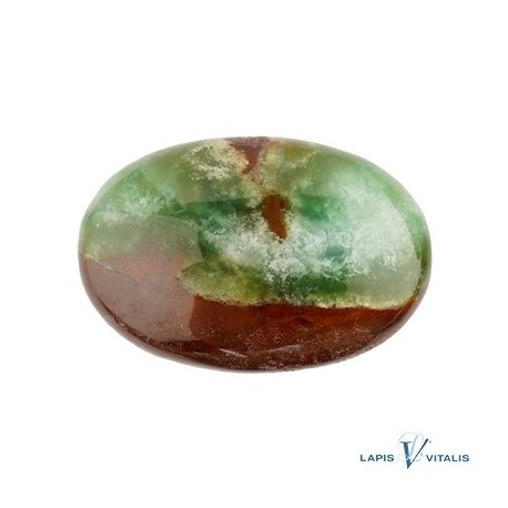 Linsenstein Chrysopras in Matrix 3 x 4.5 cm