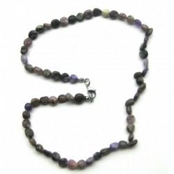 Nugget-Kette Charoit 6 - 7 mm 44 - 45 cm lang