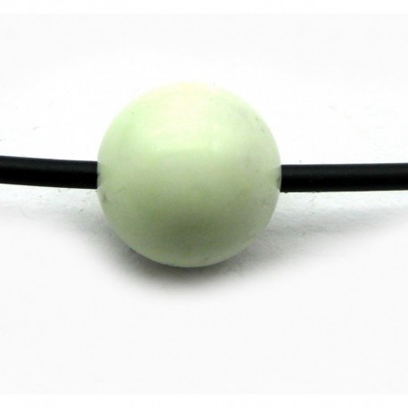 Kugel 12 mm gebohrt Magnesit Nickelmagnesit