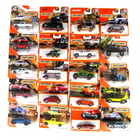 Matchbox Set von zwanzig zufälligen Modellen 1:64
