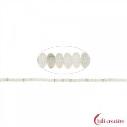 Strang Button Chloritquarz 2 x 4 mm