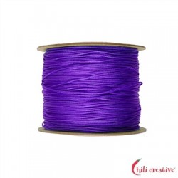 Nylonband auf Spule, amethyst (0,6mm / 120m)