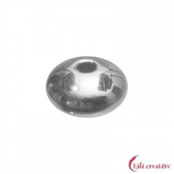 Linse 3 mm 925er Silber rhodiniert VE 92 Stück
