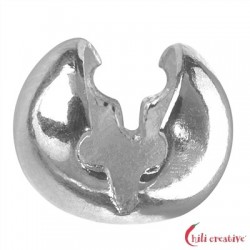 Kaschierkugel zum Klappen 5 mm 925er Silber rhodiniert VE 12 Stück