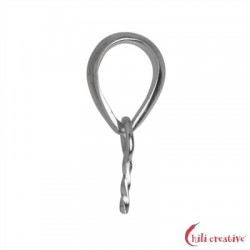 Anhängerschlaufe 15 mm 925er Silber VE 3 Stück