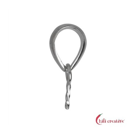 Anhängerschlaufe 15 mm 925er Silber VE 3 Stück