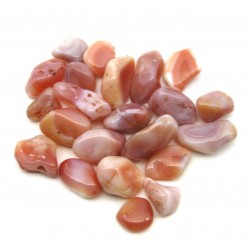 Trommelstein Achat Aprikosenachat 100 g