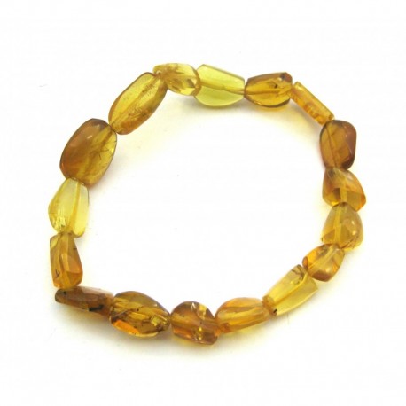 Nugget-Armband kleine Steine Bernstein Burma 10 - 12 mm